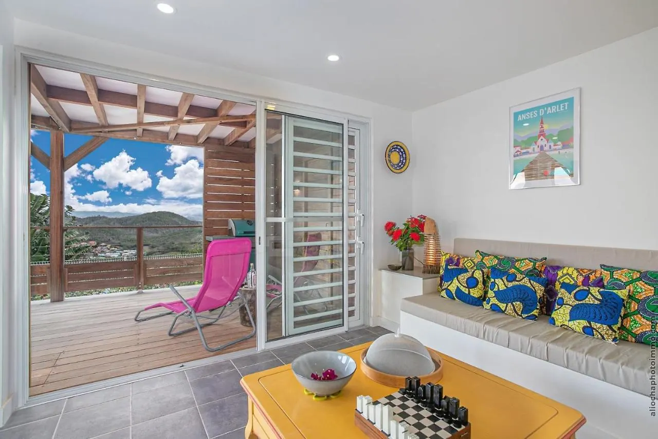 Villa Canopee Apt1 - Vue Mer & Spa Prive Les Trois-Ilets Apartment
