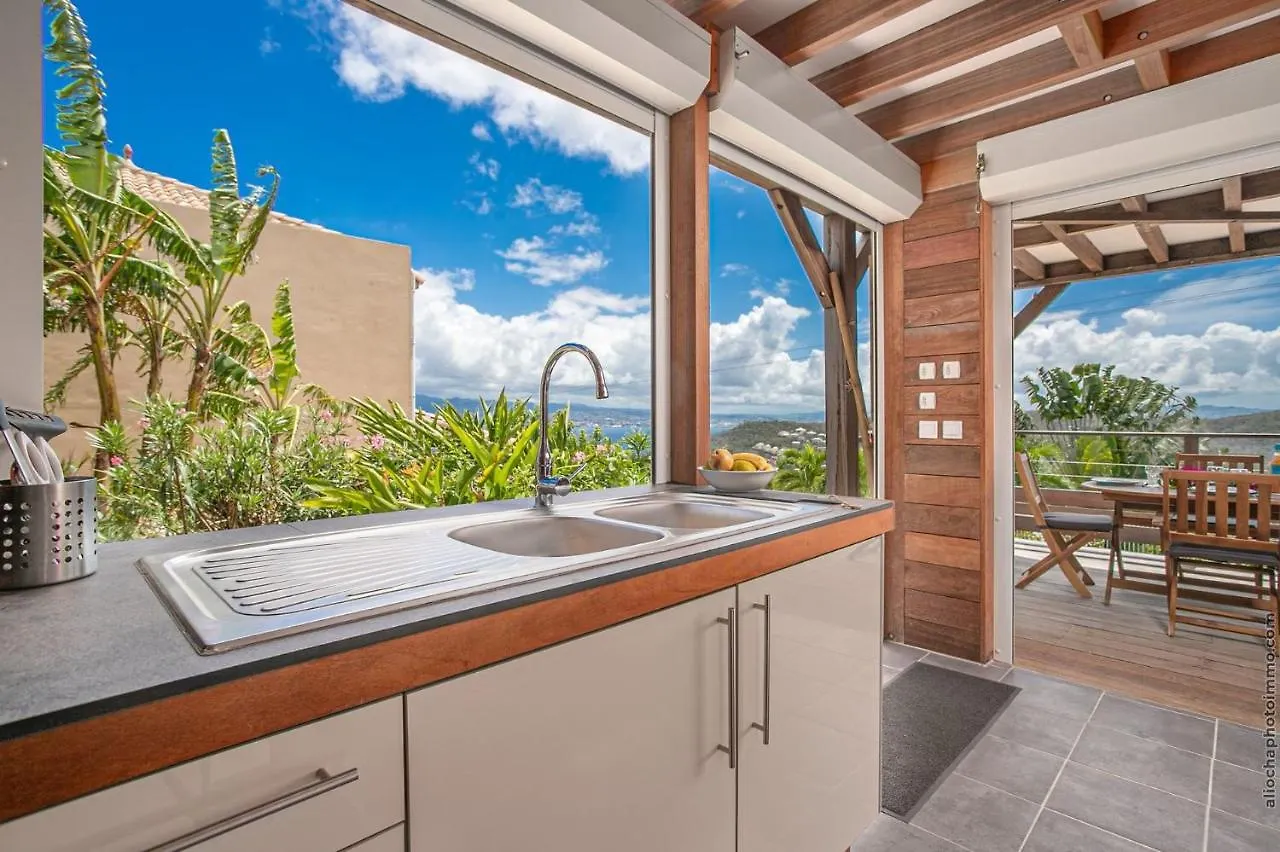 Villa Canopee Apt1 - Vue Mer & Spa Prive Les Trois-Ilets Apartment